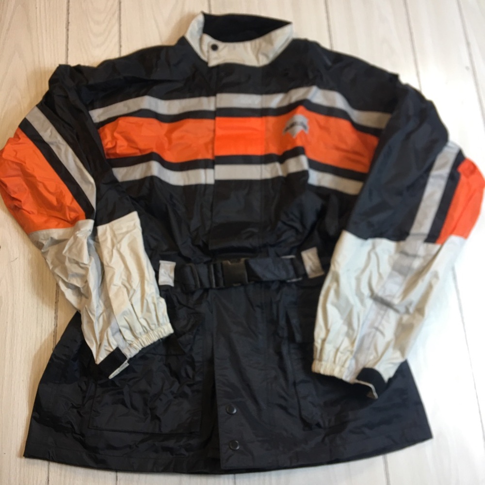NELSON RIGG XR-3 VENTILATED WATERPROOF MOTORCYCLE RAIN JACKET Men's M